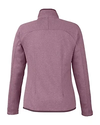 Veste zippée intégrale à rayures chinées Venture pour femmes | T-Shirt Time