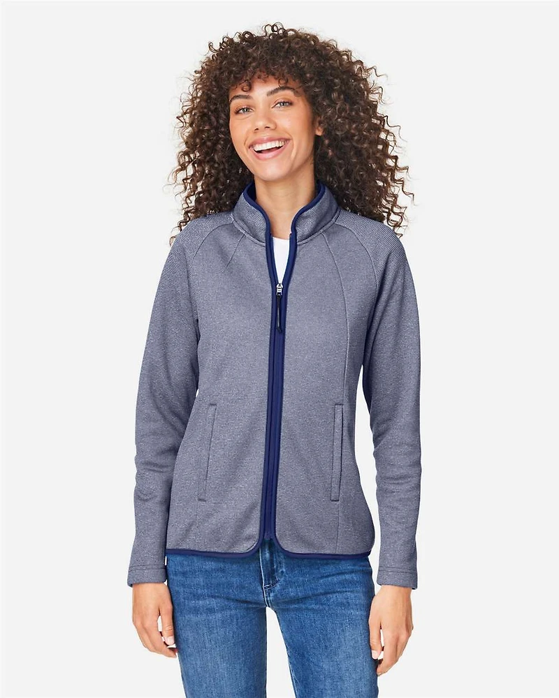 Women’s Venture Heathered Stripe Full-Zip Jacket
