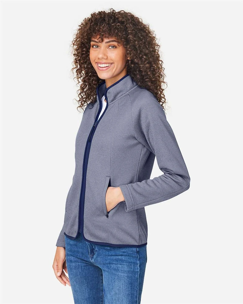Women’s Venture Heathered Stripe Full-Zip Jacket