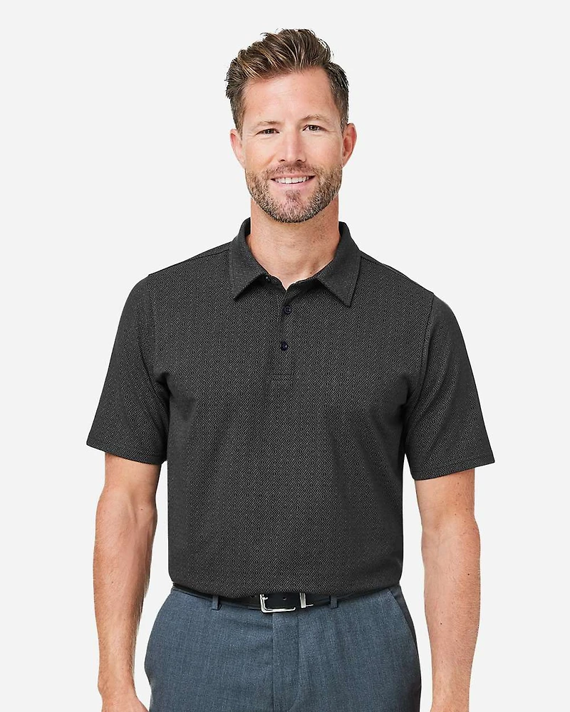 Men's Crownlux Performance® Geo Polo | T-Shirt Time