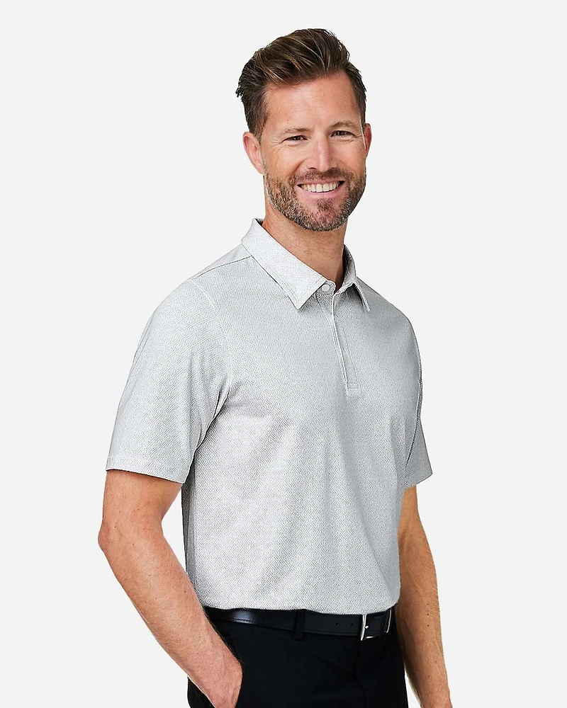 Men's Crownlux Performance® Geo Polo | T-Shirt Time