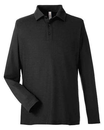 Men's Fusion ChromaSoft™ Long Sleeve Pique Polo | T-Shirt Time