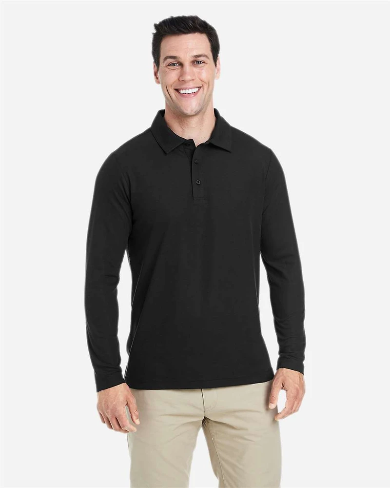 Men's Fusion ChromaSoft™ Long Sleeve Pique Polo | T-Shirt Time