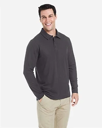 Polo Piqué ChromaSoft™ à Manches Longues pour Homme