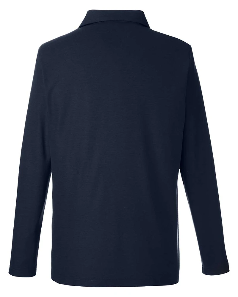 Men's Fusion ChromaSoft™ Long Sleeve Pique Polo | T-Shirt Time