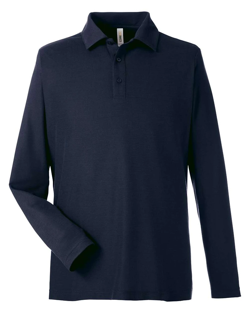 Men's Fusion ChromaSoft™ Long Sleeve Pique Polo | T-Shirt Time