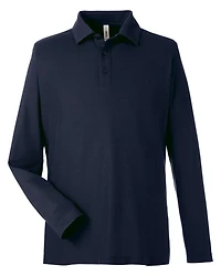 Men's Fusion ChromaSoft™ Long Sleeve Pique Polo | T-Shirt Time