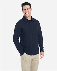 Men's Fusion ChromaSoft™ Long Sleeve Pique Polo | T-Shirt Time