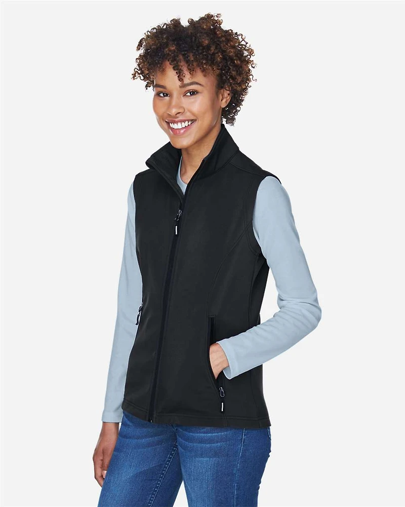 Women's Cruise Two-Layer Fleece Bonded Soft Shell Vest | T-Shirt Time