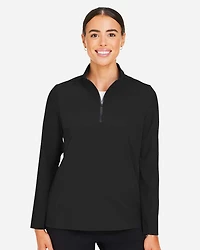 Women's CrownLux Performance® Windsor Welded Quarter-Zip Pullover | T-Shirt Time
