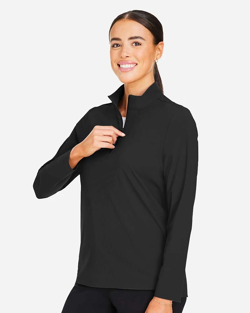 Women's CrownLux Performance® Windsor Welded Quarter-Zip Pullover | T-Shirt Time