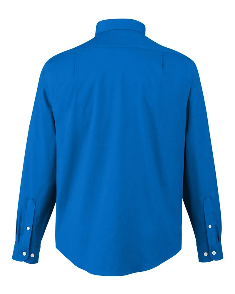 Men's CrownLux Performance® Spencer Poplin Dress Shirt | T-Shirt Time