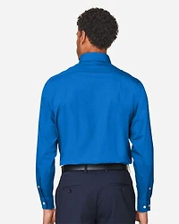Men's CrownLux Performance® Spencer Poplin Dress Shirt | T-Shirt Time
