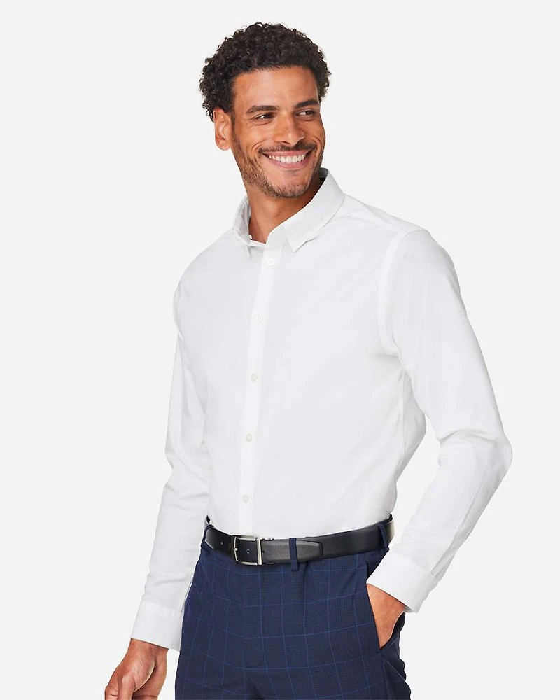 Chemise Habillée Spencer Poplin CrownLux pour Homme | T-Shirt Time
