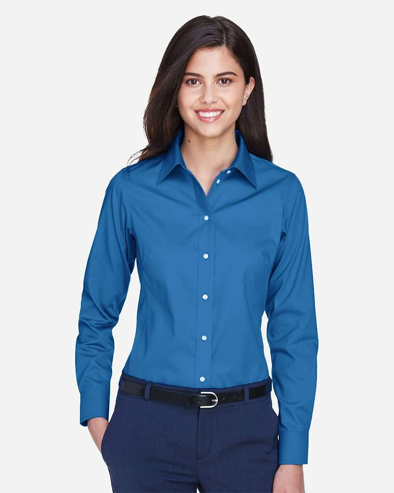 Women's Crown Collection® Oxford Woven Dress Shirt | T-Shirt Time