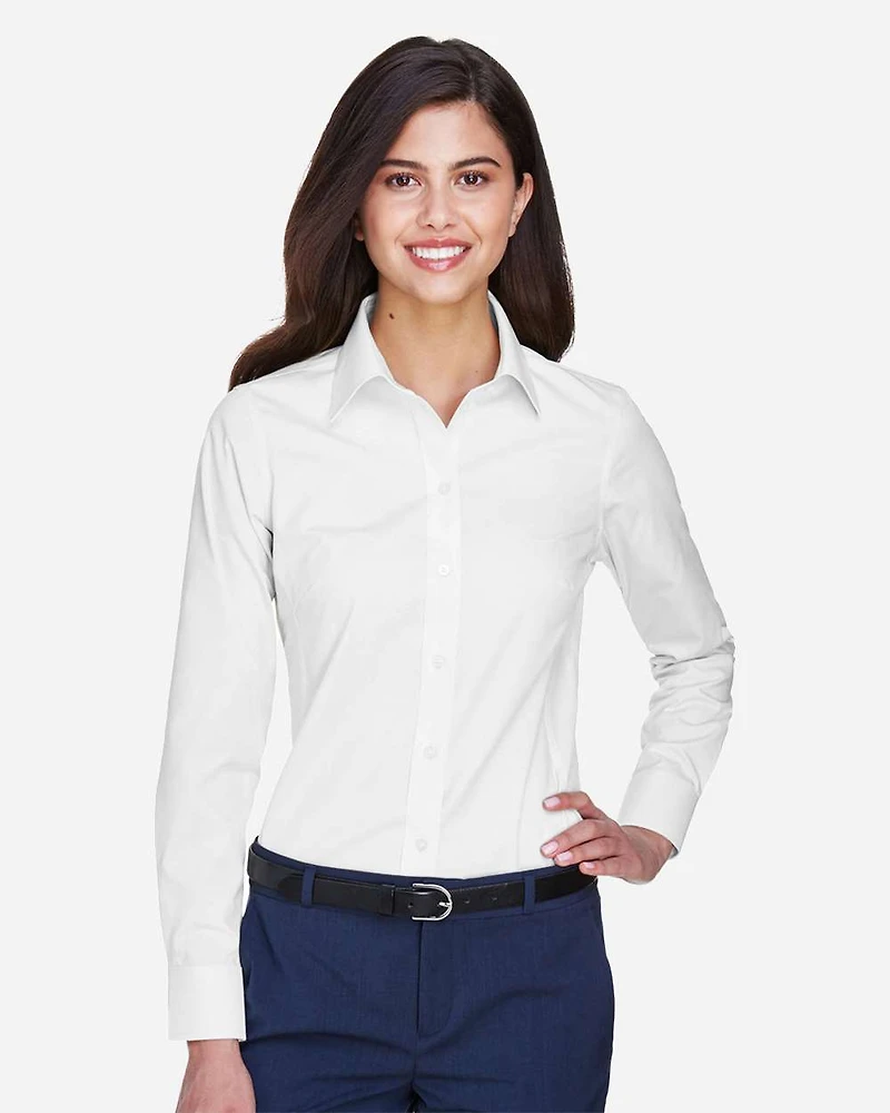 Chemise tissée Oxford de la Collection Crown pour femmes