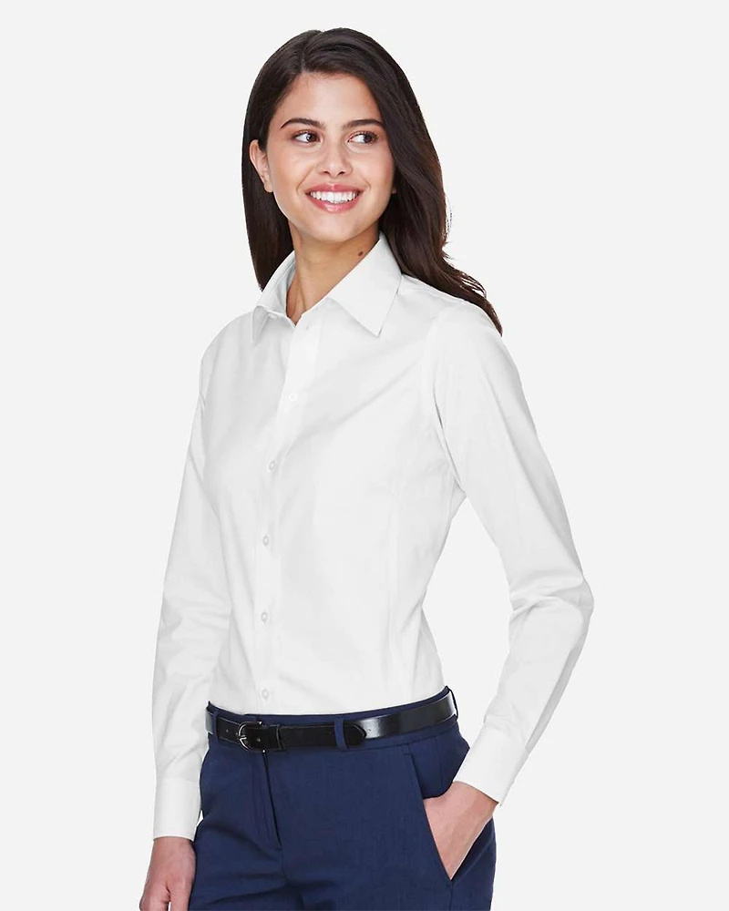 Chemise tissée Oxford de la Collection Crown pour femmes