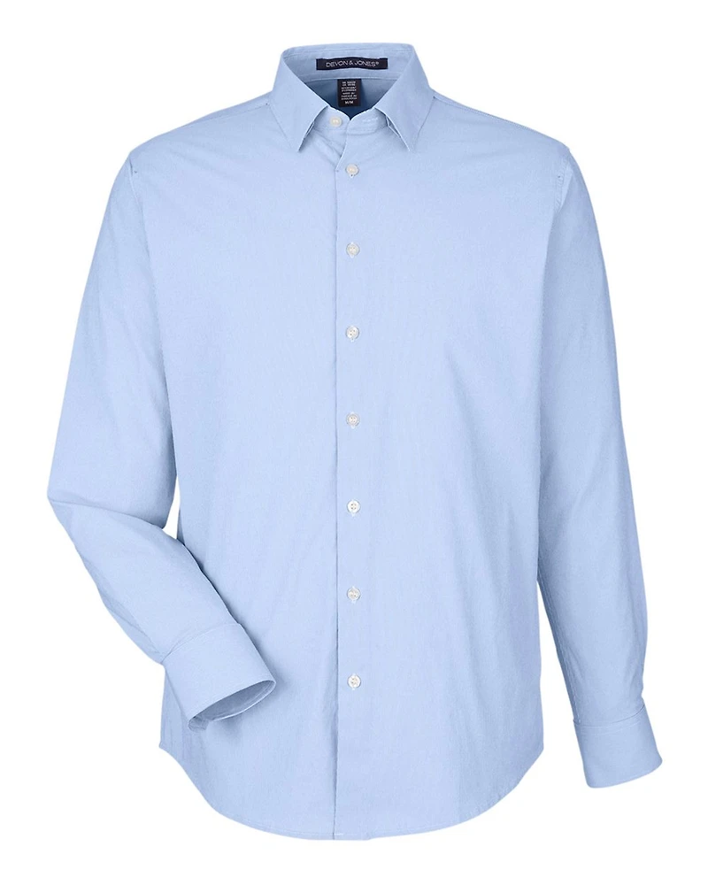 Men's CrownLux Performance® Microstripe Dress Shirt | T-Shirt Time