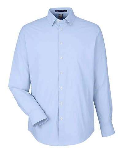 Men's CrownLux Performance® Microstripe Dress Shirt | T-Shirt Time