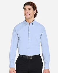 Men's CrownLux Performance® Microstripe Dress Shirt | T-Shirt Time