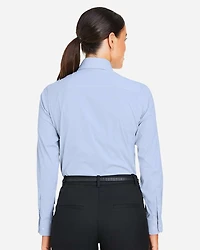 Chemise habillée à micro-rayures CrownLux Performance® pour femme | T-Shirt Time