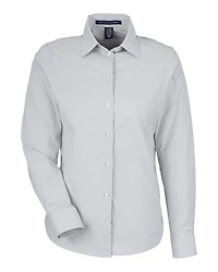 Women's CrownLux Performance® Microstripe Dress Shirt | T-Shirt Time