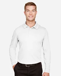 Polo à manches longues Plaité CrownLux Performance® pour Homme | T-Shirt Time