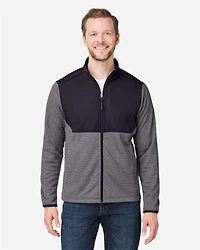Men's Venture Heathered Stripe Hybrid Jacket | T-Shirt Time