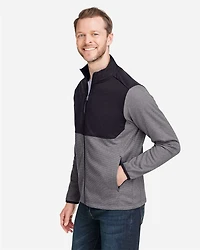 Men's Venture Heathered Stripe Hybrid Jacket | T-Shirt Time