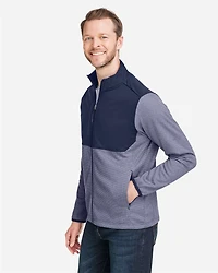 Men's Venture Heathered Stripe Hybrid Jacket | T-Shirt Time