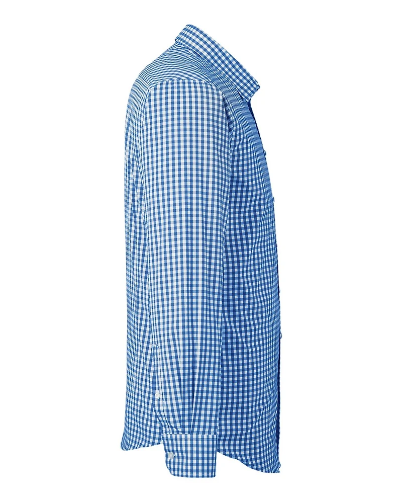 Men's CrownLux Performance® Gingham Dress Shirt | T-Shirt Time