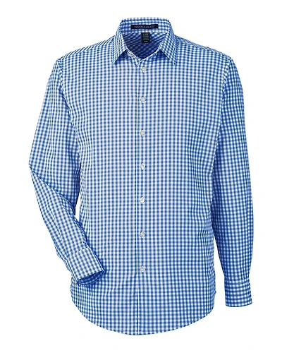 Men's CrownLux Performance® Gingham Dress Shirt | T-Shirt Time