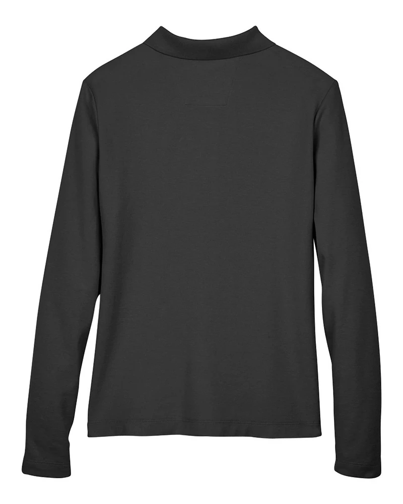 Women's Pima Piqué Long Sleeve Polo | T-Shirt Time