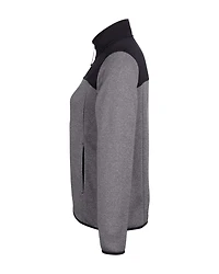 Women's Venture Heathered Stripe Hybrid Jacket | T-Shirt Time