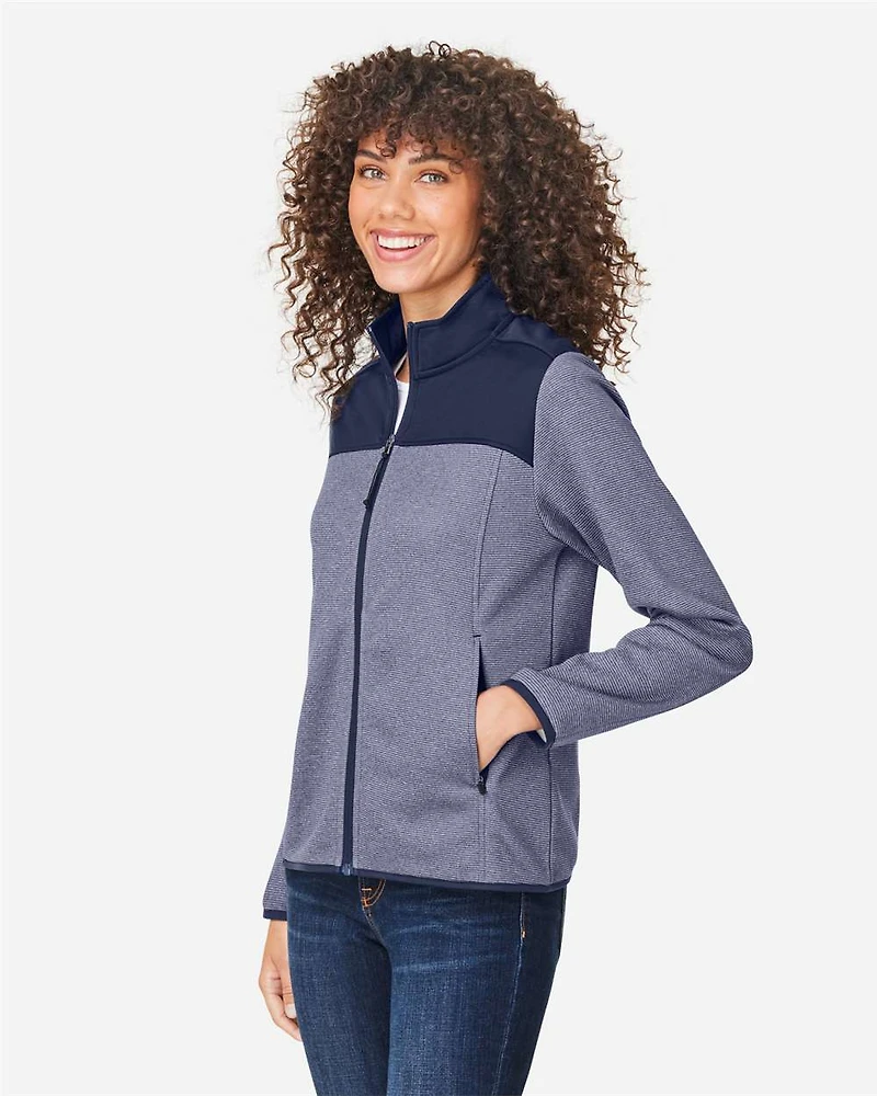 Veste Hybride à Rayures Chinées Venture pour Femme | T-Shirt Time