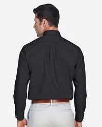 Men's Tall Crown Collection® Broadcloth Woven Dress Shirt | T-Shirt Time