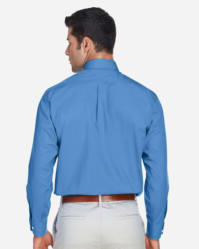 Men's Tall Crown Collection® Broadcloth Woven Dress Shirt | T-Shirt Time