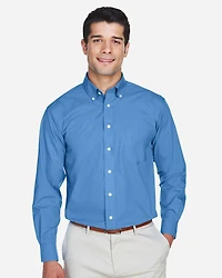 Men's Tall Crown Collection® Broadcloth Woven Dress Shirt | T-Shirt Time