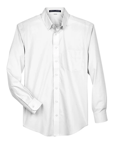 Chemise habillée en popeline tissée de la collection Tall Crown pour hommes | T-Shirt Time