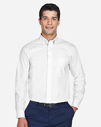 Men's Tall Crown Collection® Broadcloth Woven Dress Shirt | T-Shirt Time