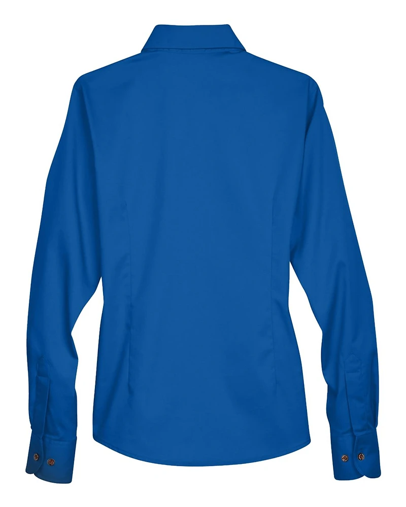 Women’s Easy Blend™ Long Sleeve Twill Dress Shirt with Stain-Release