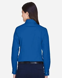 Women’s Easy Blend™ Long Sleeve Twill Dress Shirt with Stain-Release