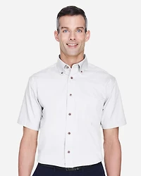 Men's Easy Blend™ Twill Dress Shirt with Stain-Release | T-Shirt Time