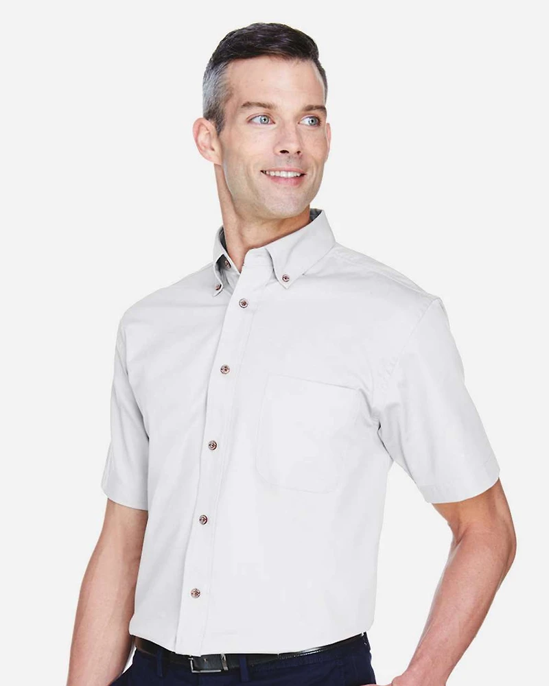 Men's Easy Blend™ Twill Dress Shirt with Stain-Release | T-Shirt Time