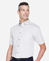Men's Easy Blend™ Twill Dress Shirt with Stain-Release | T-Shirt Time