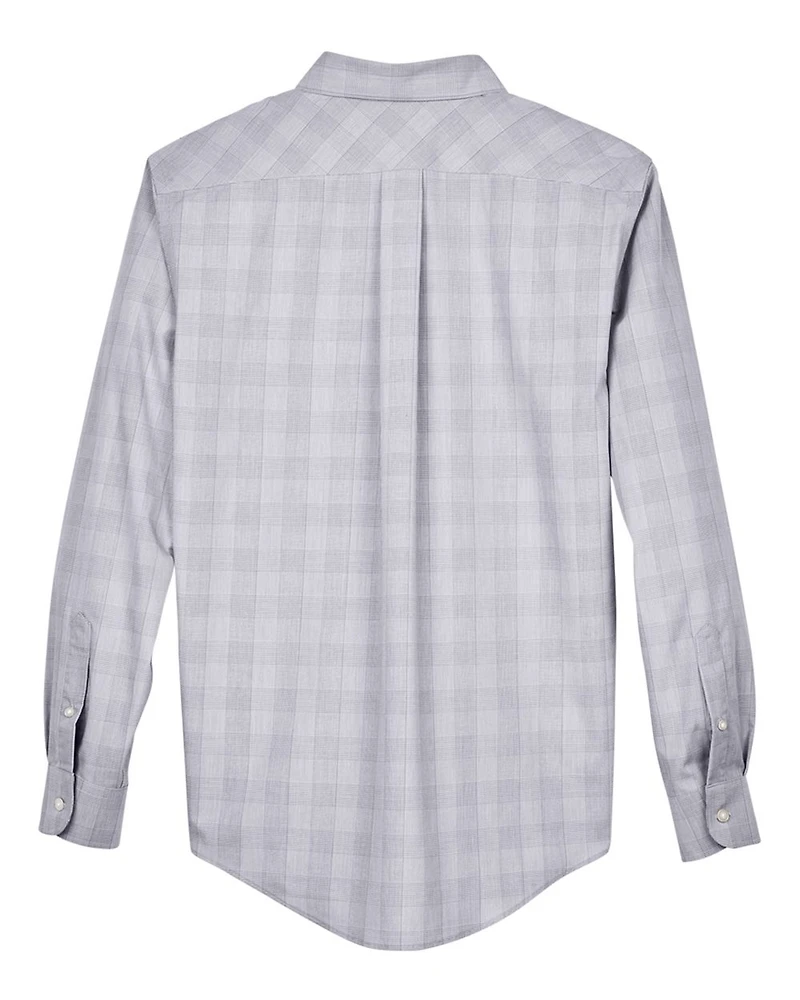 Men's Crown Collection® Glen Plaid Woven Dress Shirt | T-Shirt Time
