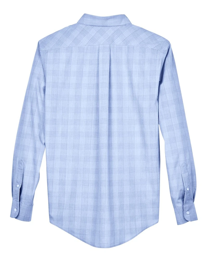 Men's Crown Collection® Glen Plaid Woven Dress Shirt | T-Shirt Time