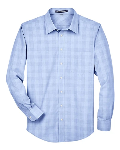 Men's Crown Collection® Glen Plaid Woven Dress Shirt | T-Shirt Time