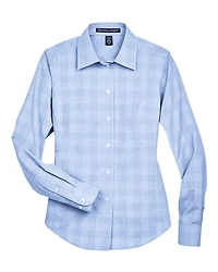 Women’s Crown Collection® Glen Plaid Woven Dress Shirt