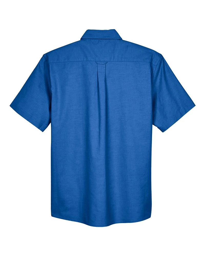 Men's Oxford Short Sleeve with Stain-Release | T-Shirt Time